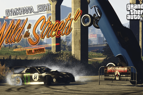 AWD Gymkhana Hoonicorn Drift Handling E304e1 gta 5 ken block meets mad mike gymkhana eight wild in the streets of los santos